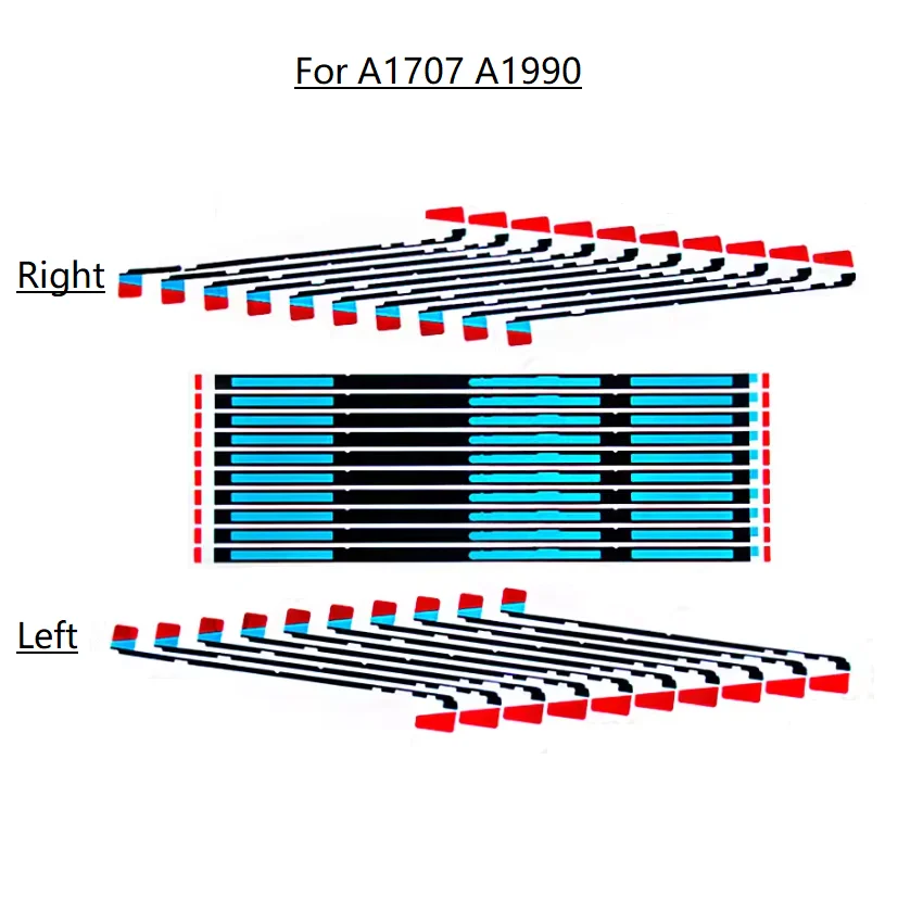 1 Set LCD Screen Adhesive Strip Sticker Tape For Apple Macbook A1707 A1990