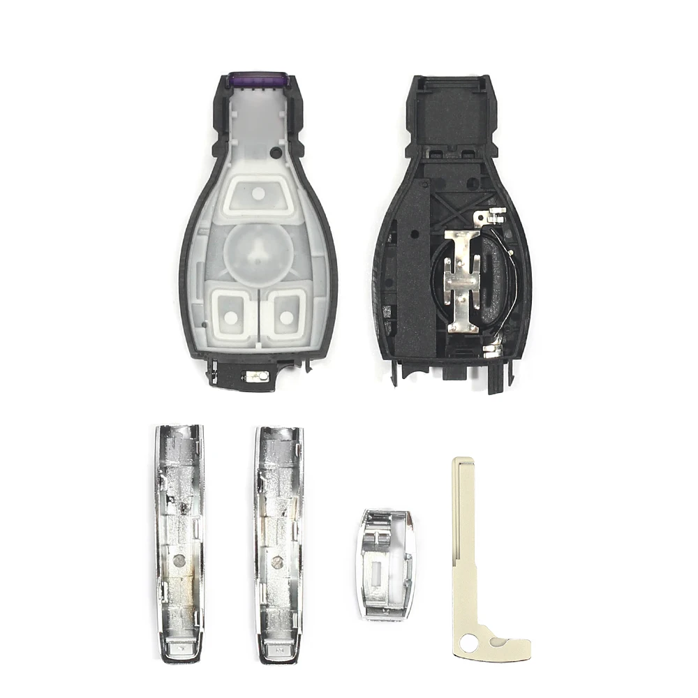 KEYYOU NEW 2/3/4 B Keyless Entry Remote Car Key For Mercedes Benz Year 2000+ Supports Original NEC and BGA