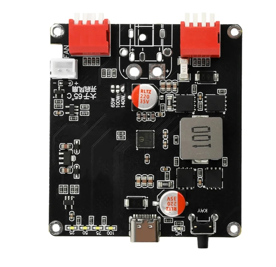 IP2366 自動温度制御 140W 双方向急速充電モジュール 2-6S リチウムイオン電池充電ボード