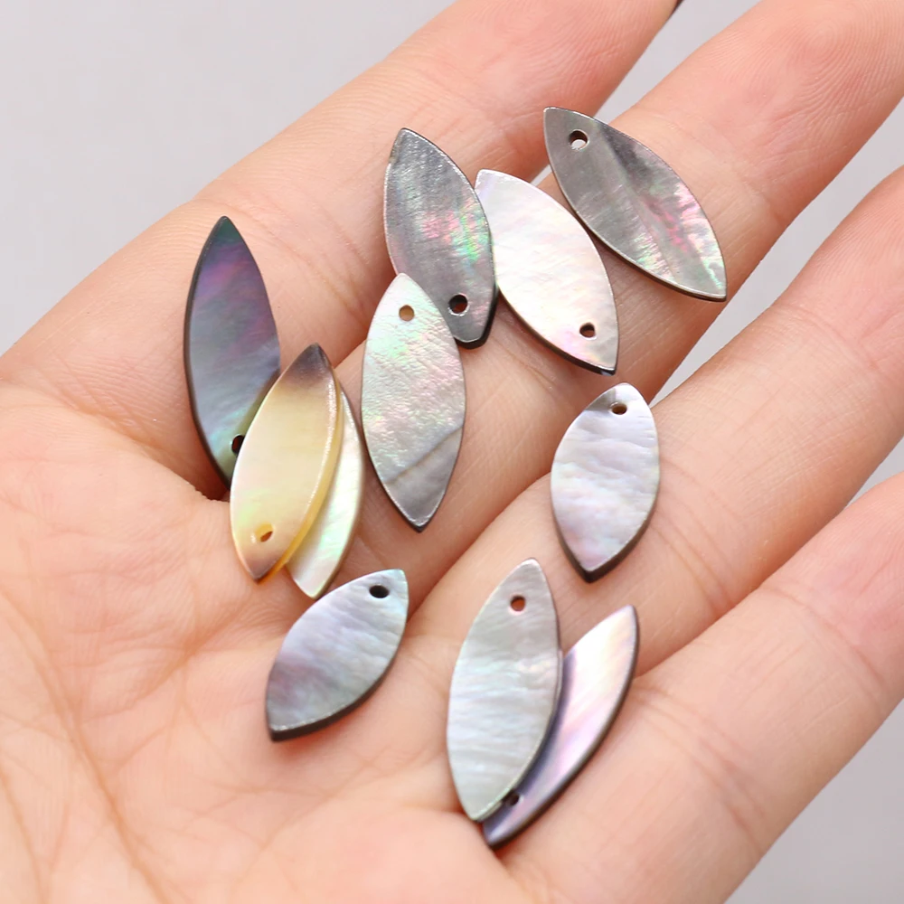 10Pcs Natural Shell Pendant Mother Of Pearl Drop-Shaped Flower shape Pendant For Jewelry Making DIY Necklace Earrings Accessory view 4
