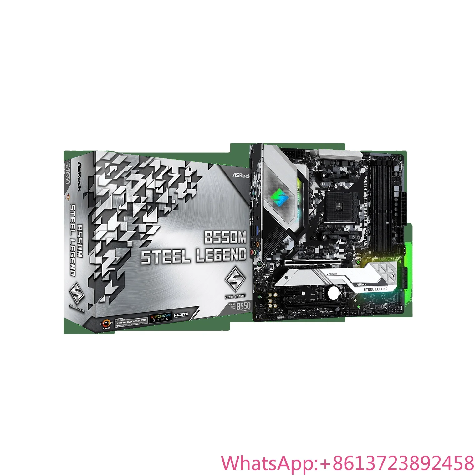 TOP  ASRock B550M Steel Legend  Motherboard Supports Memory DDR4