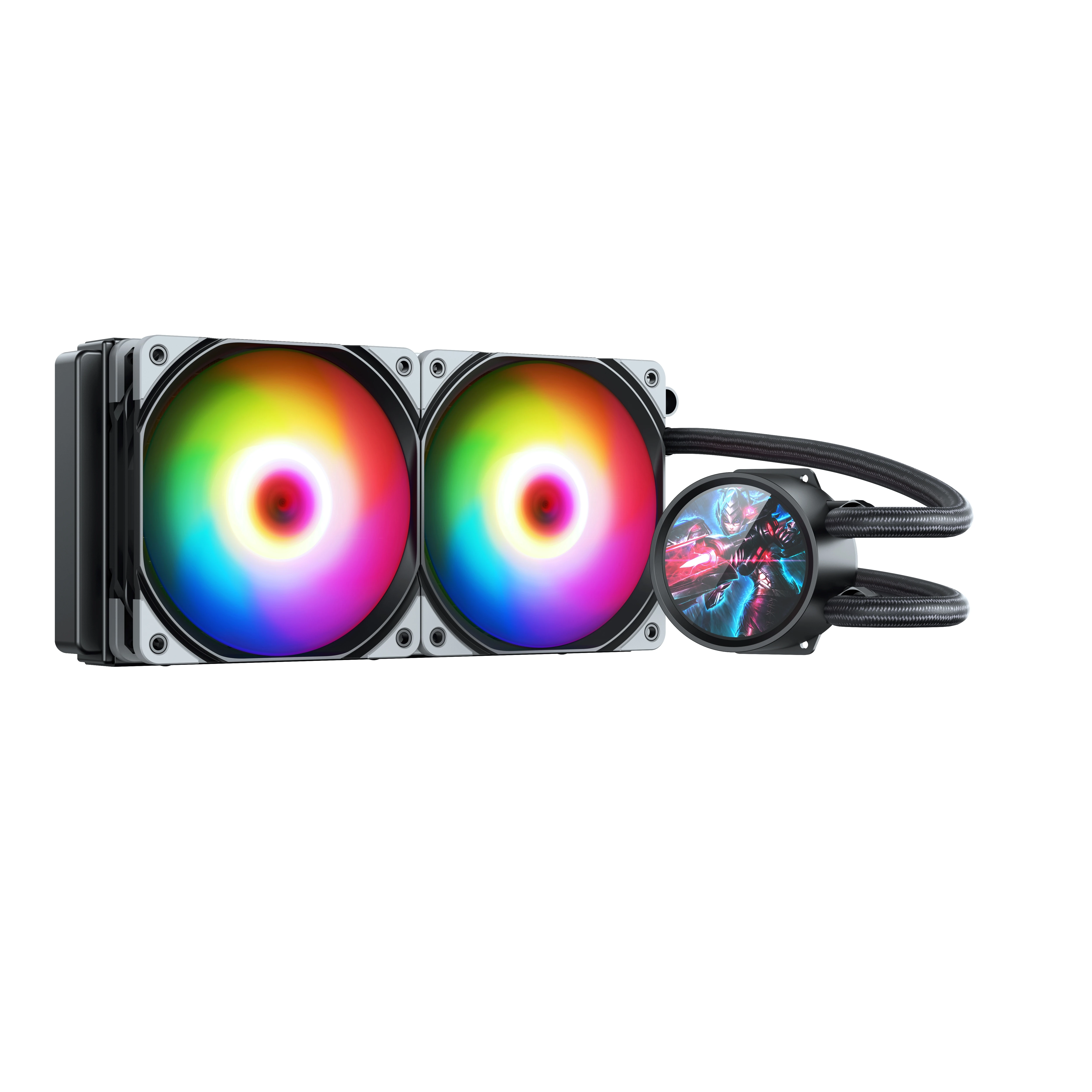2025 رائجة البيع Lovingcool رائجة البيع عالية الجودة وحدة المعالجة المركزية الألعاب برودة Rgb مروحة Argb Pmw مروحة تبريد المياه مجموعة علبة الكمبيوتر الكمبيوتر