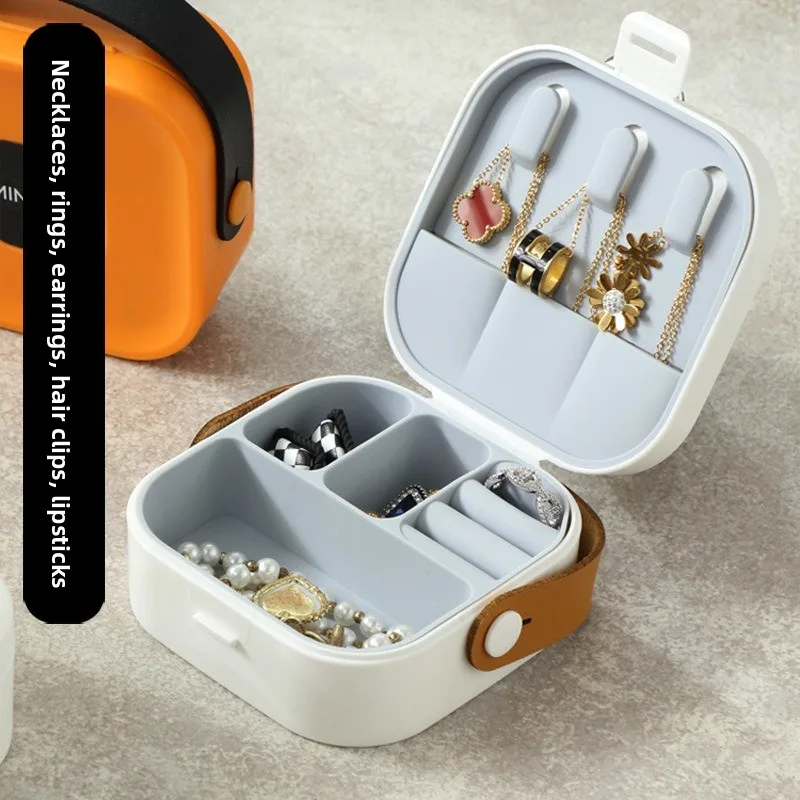 Portable Storage Case Mini Carry Travel Organizer Box for Data Cable Bluetooth Earphones Charger Small Electronic Accessories