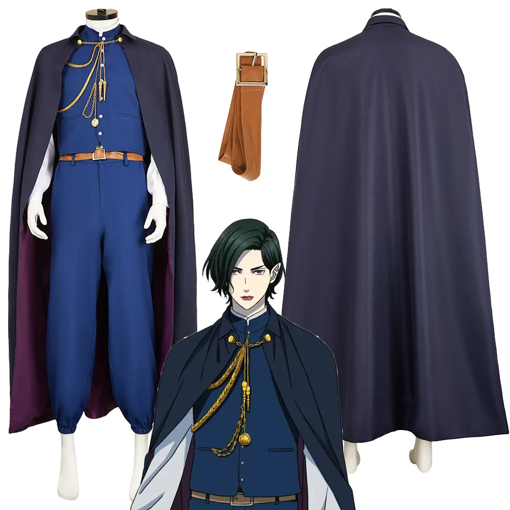 

Mori Ranmaru Cospaly Fantasy Clothing Anime Bababa Vampire Disguise Clothes Hallowmas Party Uniform Carnival Role Play Suits