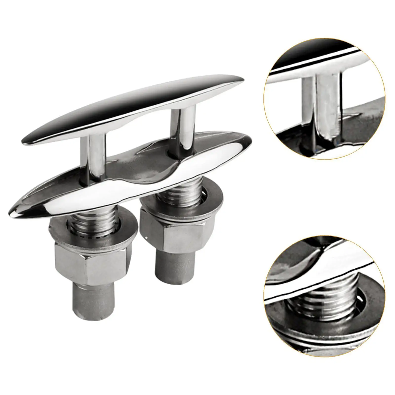 استبدال الأجهزة البحرية شديدة التحمل من Dock Cleat سهلة التركيب، ملحقات أجهزة سطح المربط البحرية لليخوت قوارب الكاياك