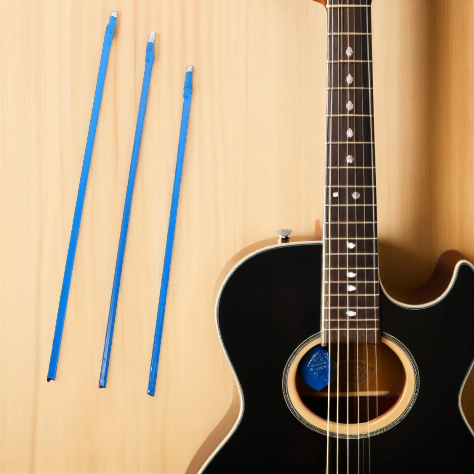 

3Pcs Guitar Truss Rod 380mm 420mm 440mm Adjustable Options for All Skill Levels Wrench Included Truss Rod Wrench Set