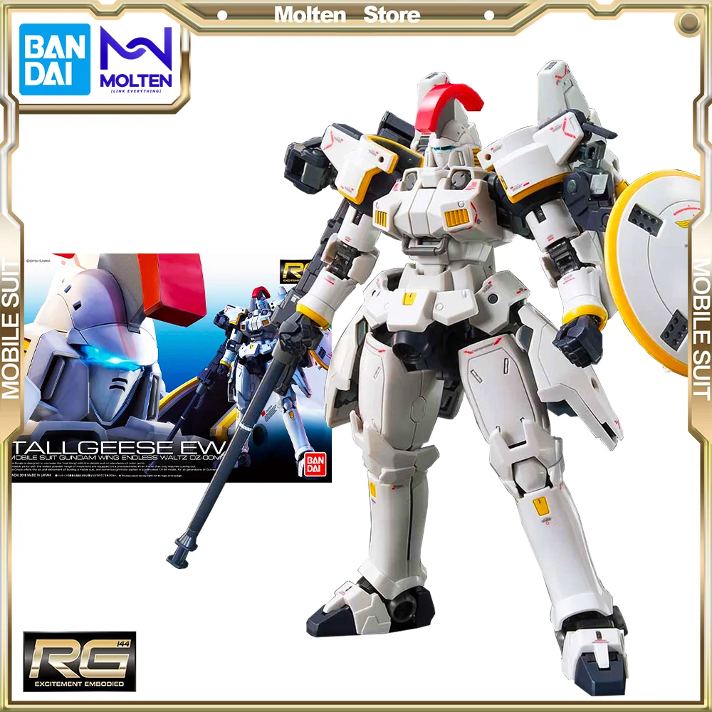 

BANDAI оригинальная модель 1/144 RG high geese EW Gundam Wing Gunpla набор для сборки/сборки аниме экшн-фигурки