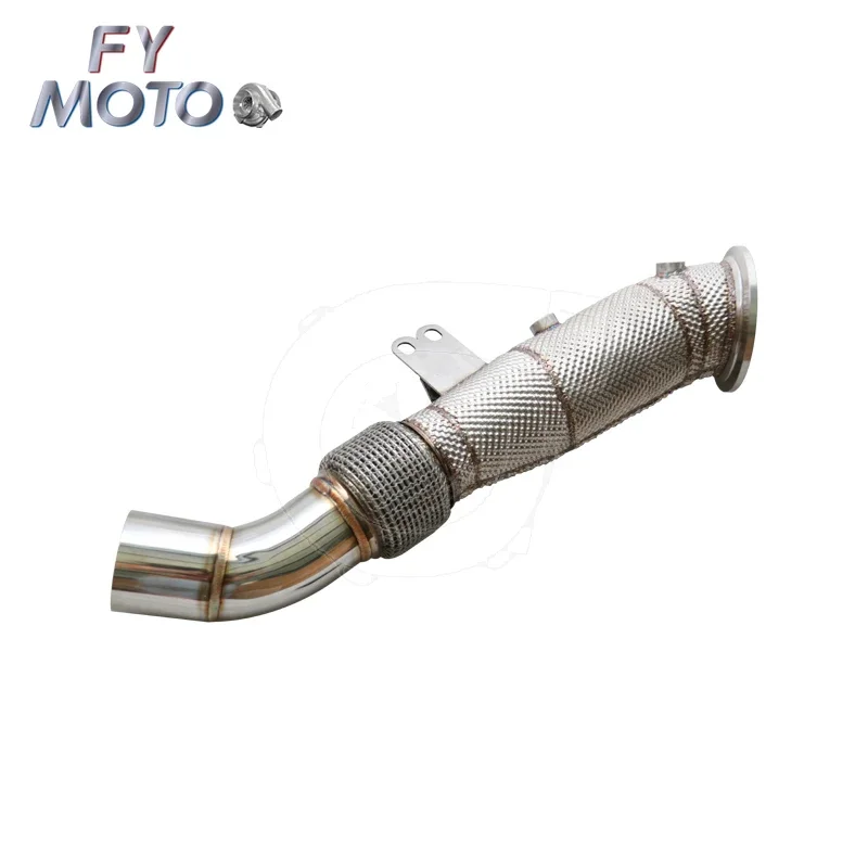 Exhaust Catalytic Downpipe forBMW G30 B58 F30 340i F32 140I 240I 340I 440i 540I 640I 740I 3.0T 2019 with heat shield