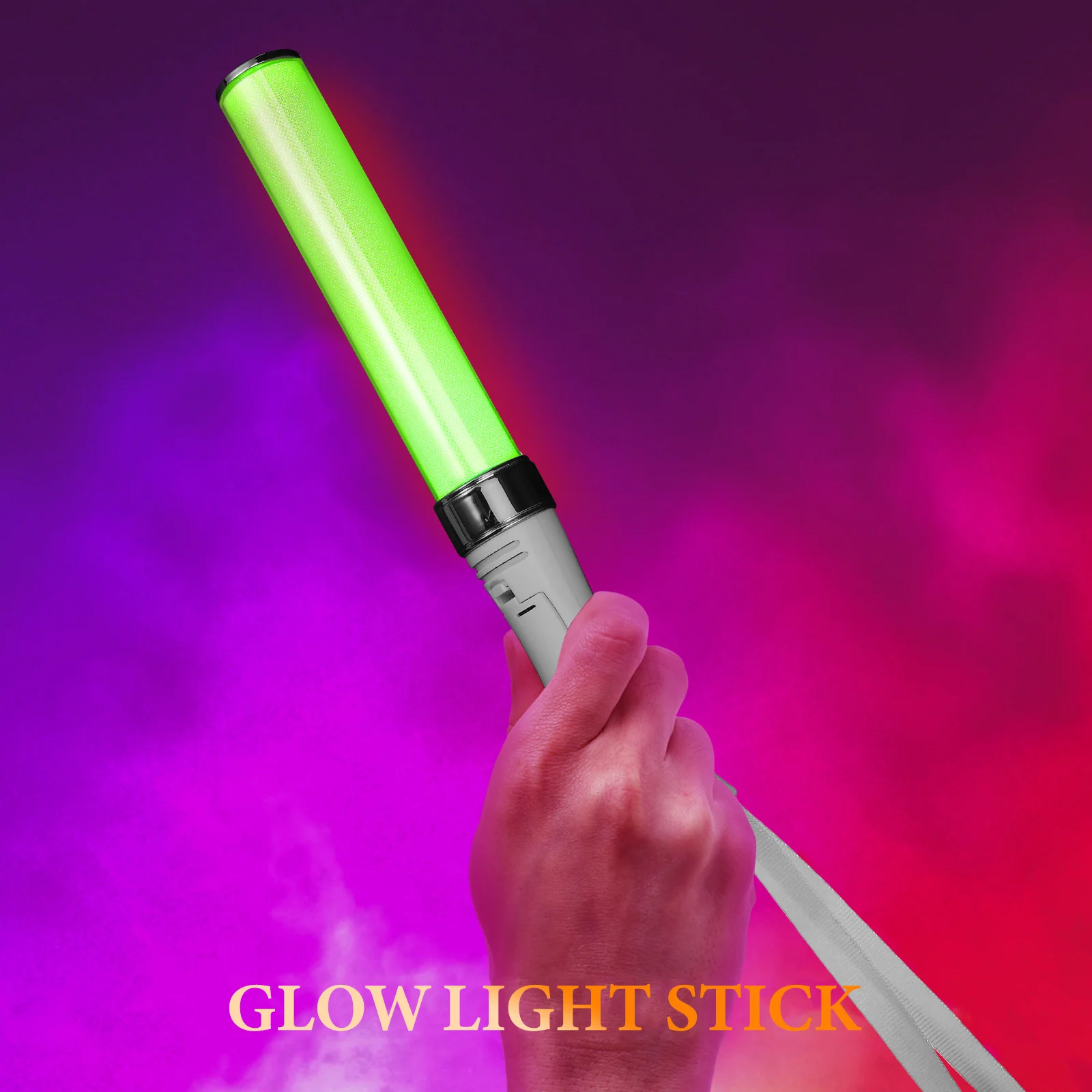 

2Pcs Creative Cheer Stick Fans Concert Light Reusable Decorative Holiday Party Emergency Practical Gift Light Stick