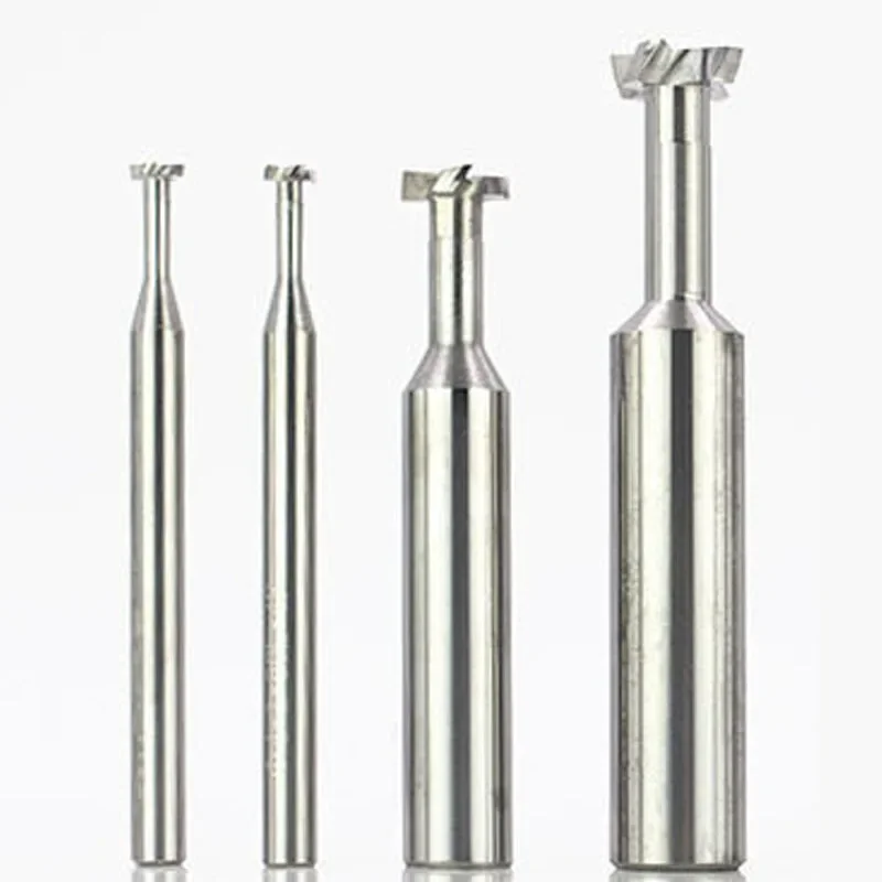 1PCS CNC 공작 기계 엔드 밀 하드 합금 알루미늄 T 유형 밀링 커터 1MM 1.5MM 2MM 2.5MM 3MM 4MM