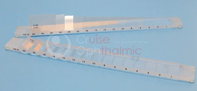 RRSH-6 Optometry Flippers Rack Set 6 Holes Crystal Clear Acrylic 6 mm Thickness (Rack Set Not Included)