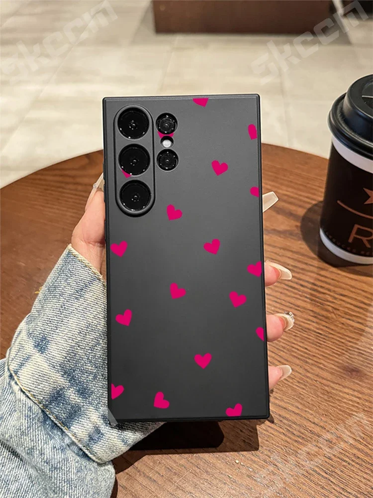 حافظة لهاتف سامسونج جالاكسي A15 A35 A50 A51 A54 A55 A71 A72 A73 S24 S23 Ultra S22 Plus S20 FE غطاء ناعم