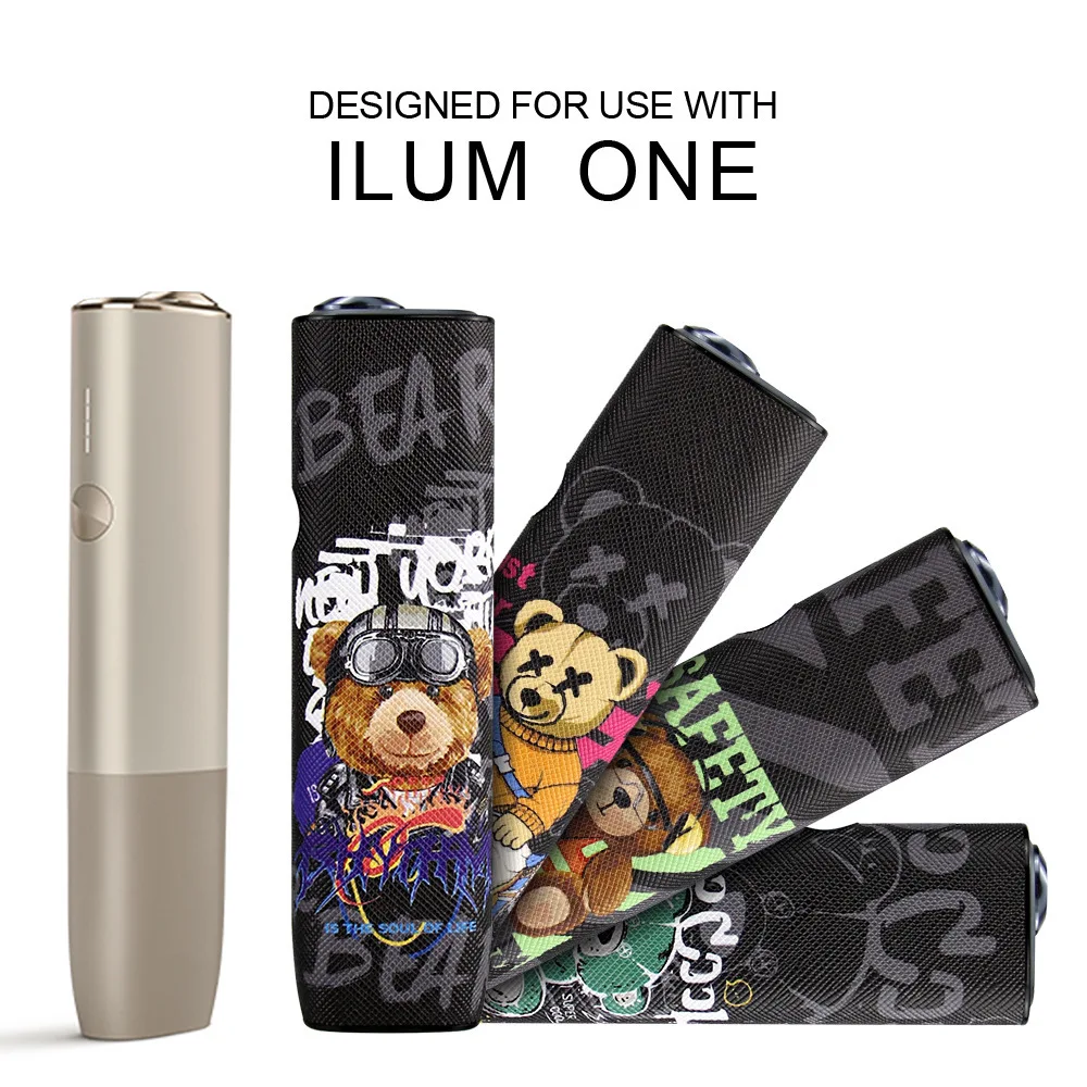 Cover Compatible with Iqos Iluma I One Case Fashion Bear Print Decorative sleeve Suitable for ILUMa ONE Shell Protective Case