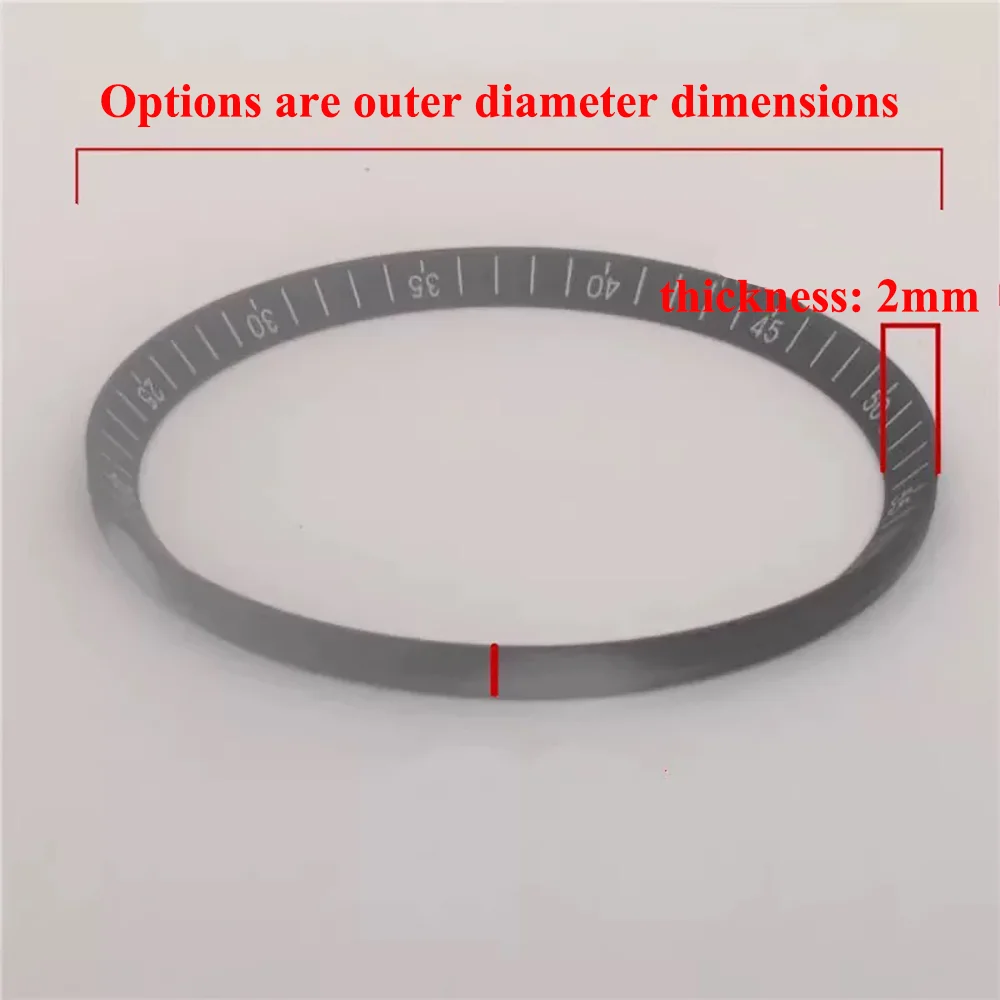 Accessori per orologi meccanici Anello scala quadrante universale adatto per modificare l'anello graduato dell'anello della superficie subacquea