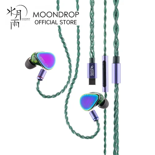 MOONDROP RAYS Auriculares para juegos Gravedad USB-C DSP Tarjeta de sonido para juegos LEM para juegos profesionales Co-intonizados con jugadores profesionales