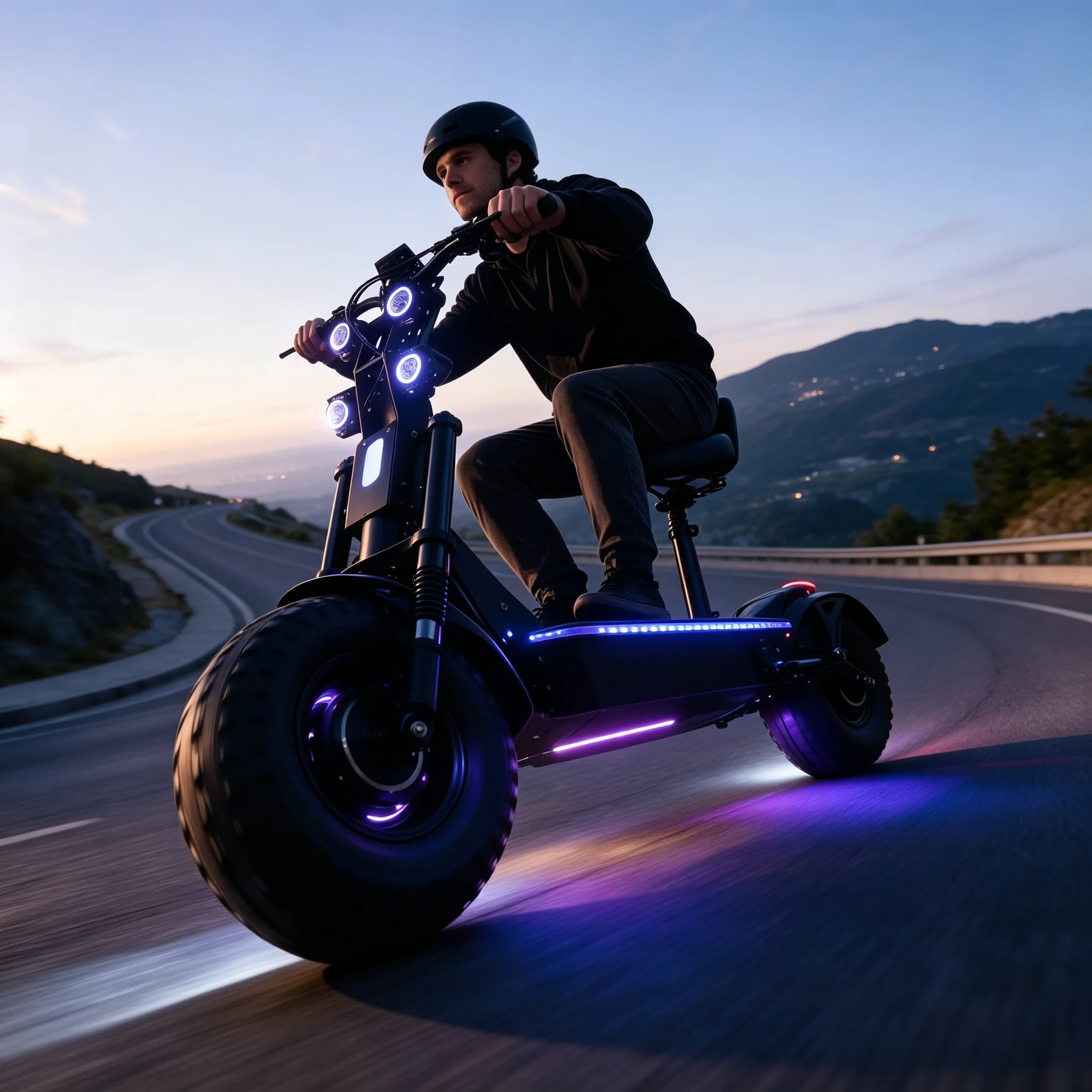 X1472V-PRO Electric Scooter, 90km/h Max Speed, 5000W Dual Motor, 60V50ah Battery for 70-130km Range, 13