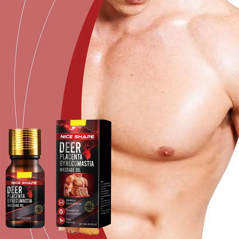 15ml For Male Chest Contouring Massage Oil X3P0