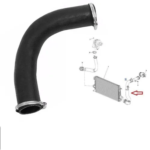 Imagen 2 del producto Nuevo tubo de manguera TURBO INTERCOOLER 95048394 95275281 95939956 Para CHEVROLET CRUZE J300 2,0 CDI ORLANDO J309 2,0 D