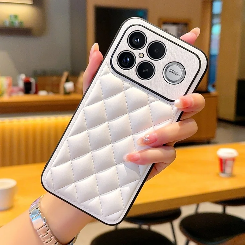 For Xiaomi Poco F8 Ultra Pro 5G Case Luxury Plain Leather Ultra-thin Skin-Friendly Shockproof Protection Hard Cover Accessories