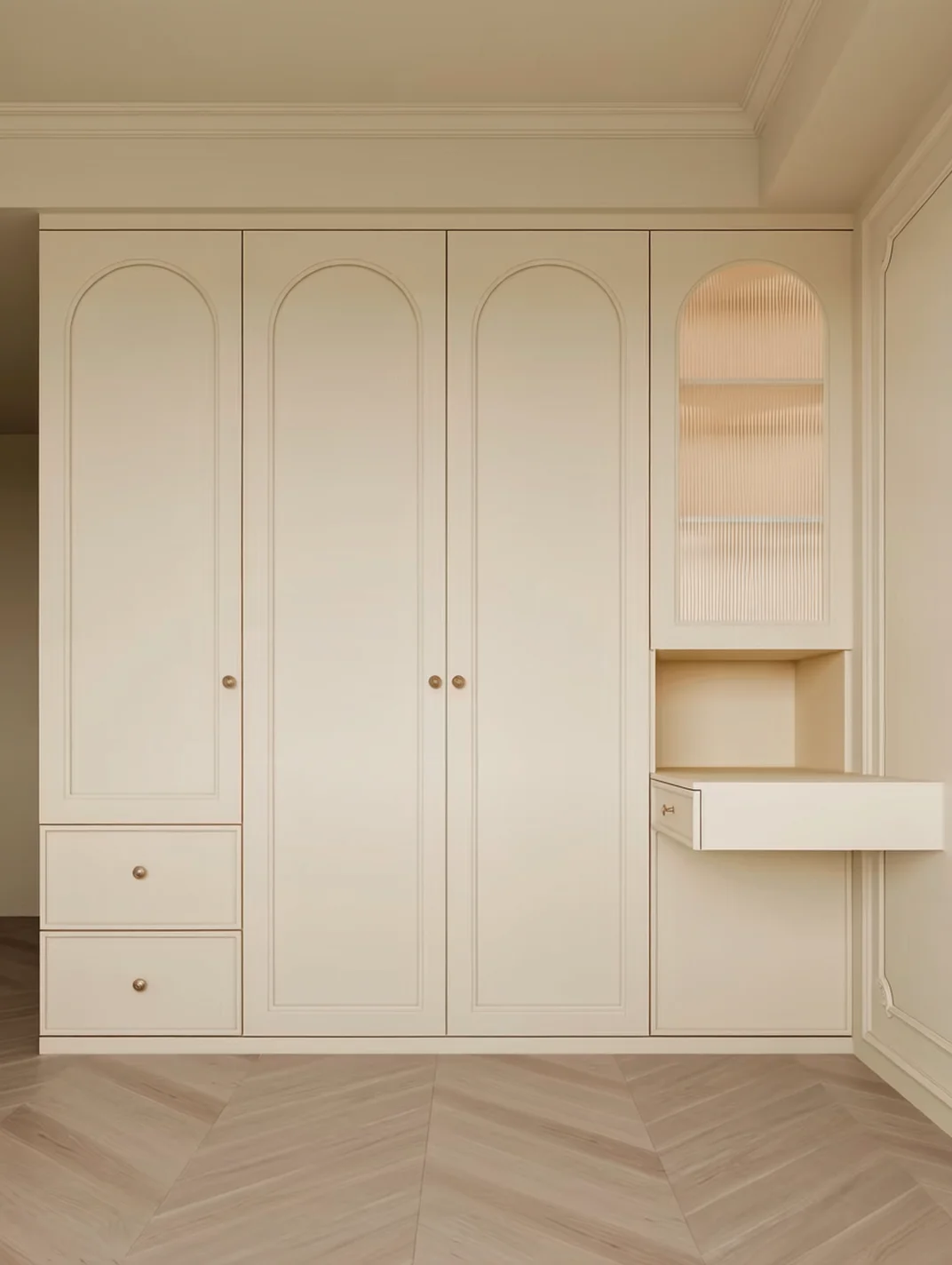 خزانة خشبية حديثة قابلة للتحويل، خزانة ملابس، أثاث غرفة نوم متين مع كوب ملابس، أثاث منزلي لغرفة المعيشة #2