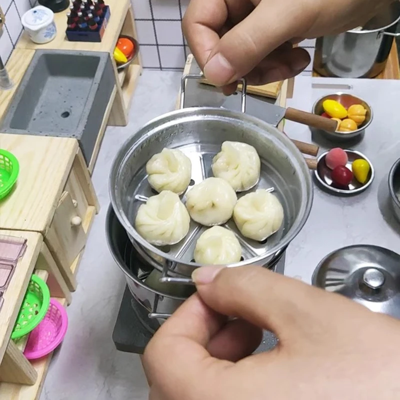 Set di Pentole e Padelle per Bambini – Set di 9 Accessori da Cucina per Gioco di Ruolo con Pentole in Metallo, Utensili da Cucina e Borsa di Stoccaggio