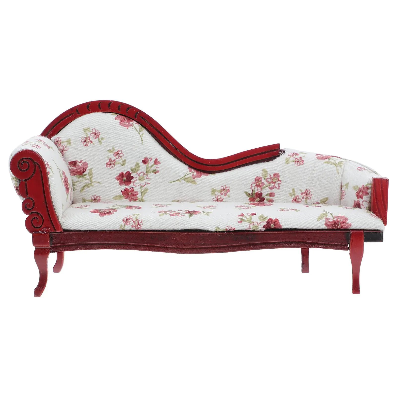

Furniture Dollhouse Couch Mini Accessories Wood Living Room Miniature Bench Miniatures
