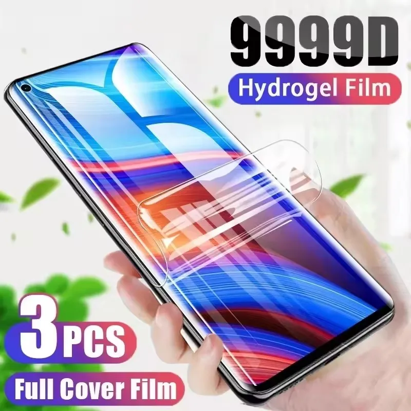 

3 шт. HD прозрачная гидрогелевая пленка для Realme 14T 15T 15X 16 5G Realme 14 Pro Lite 16 Pro Plus 5G Защитная пленка для экрана