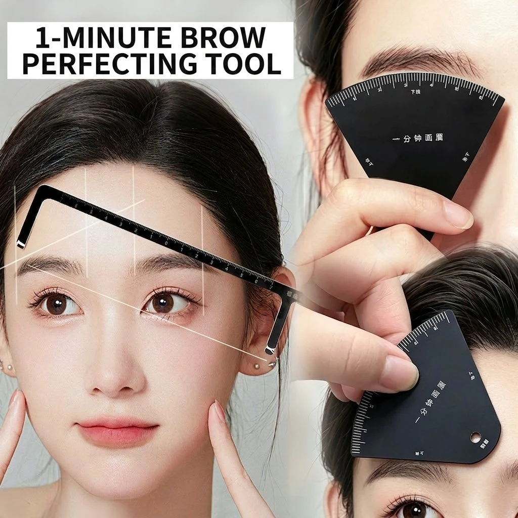 Professional Microblading Eyebrow Mapping Ruler Tattoo Caliper Symmetrical PMU Measure Tool Brow Shaping Stencil Makeup Supplies