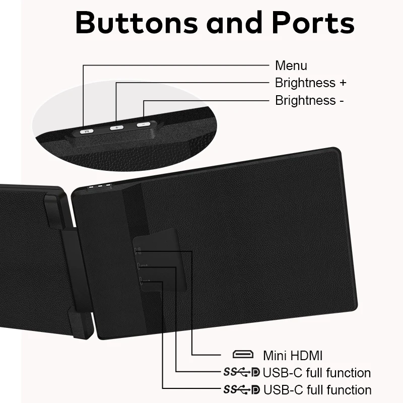 

Best Seller 15.6 Inch For LED Portable Monitor IPS Panel 60Hz 1080P Business Use