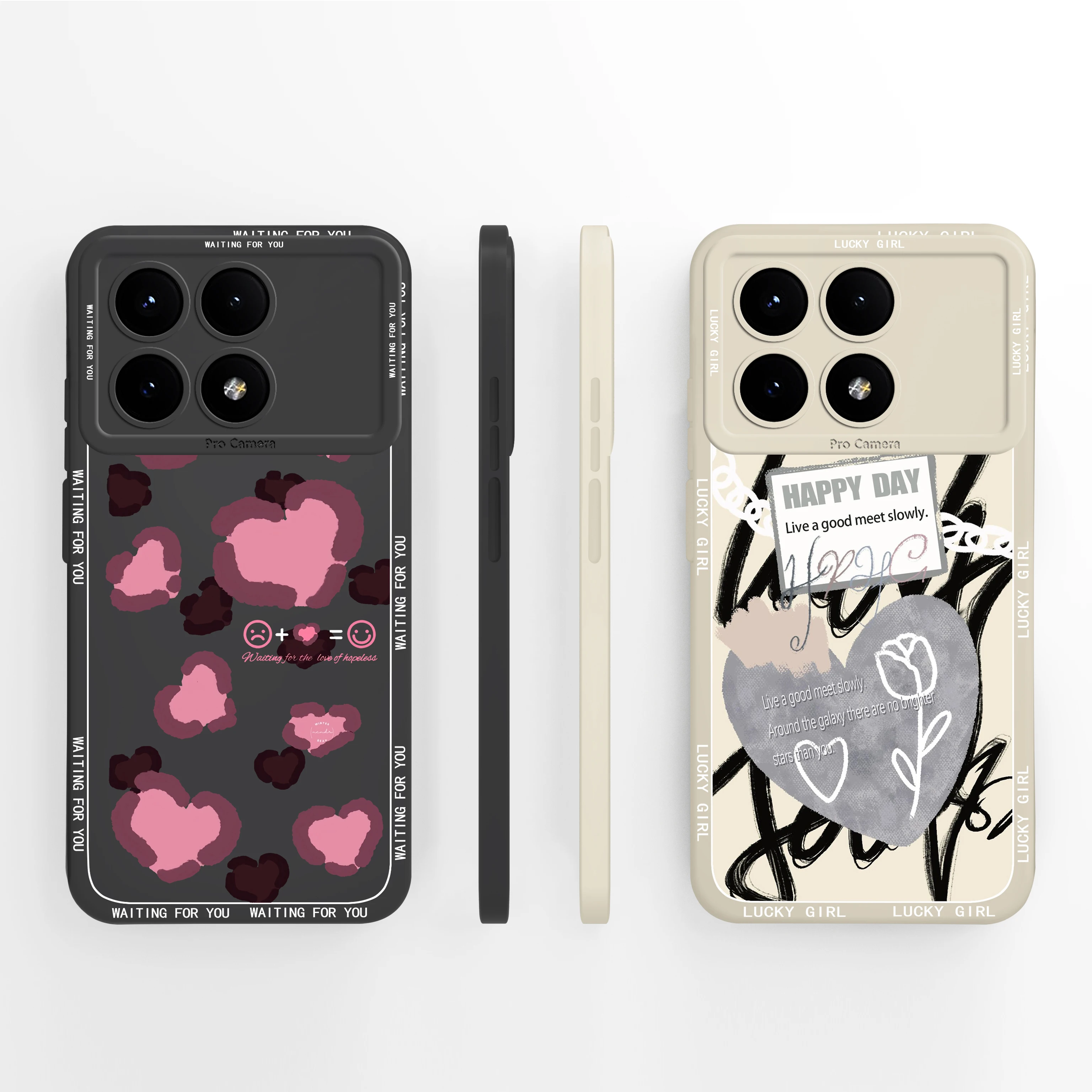 For Xiaomi Poco X6 PRO 5G Phone Case Cat Paw Fundas Floral Coque Liquid Soft Silicone Back Cover For PocoX6 PRO Cases Carcas image 2