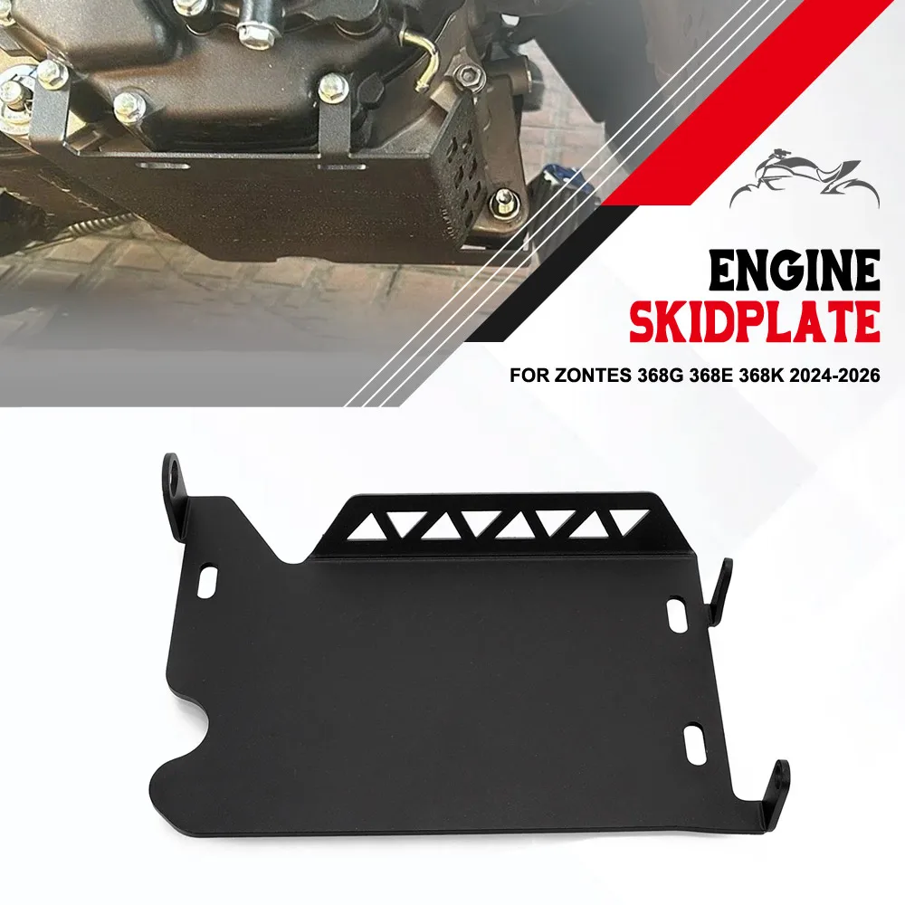 

Защита картера двигателя 368G для Zontes 368 G, 368E, 368K (2024-2025) – Защитная пластина, кожух, защита днища, бронепластина