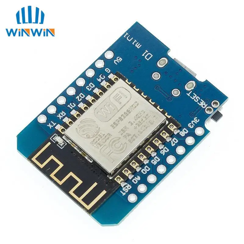 D1 Mini TYPE-C/MICRO ESP8266 ESP-12F CH340G V2 USB D1 Mini WIFI Development Board D1 Mini NodeMCU Lua IOT Board 3.3V With Pins