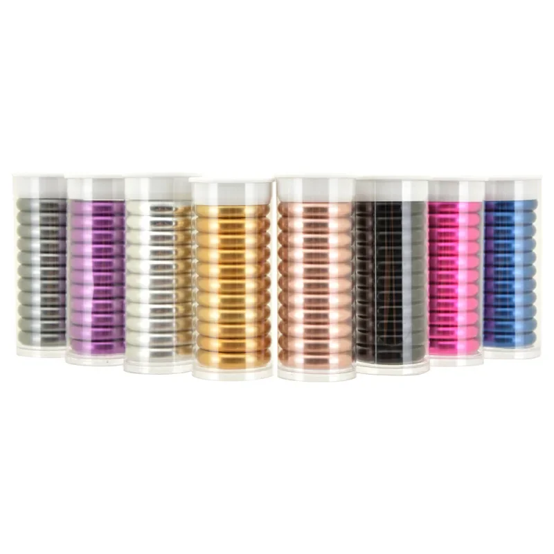 11pcs Metal Binding Discs Metal Buckle Mushroom Hole Loose-leaf Notebook Accessories Binding Ring Journal Diary Notebook Disc