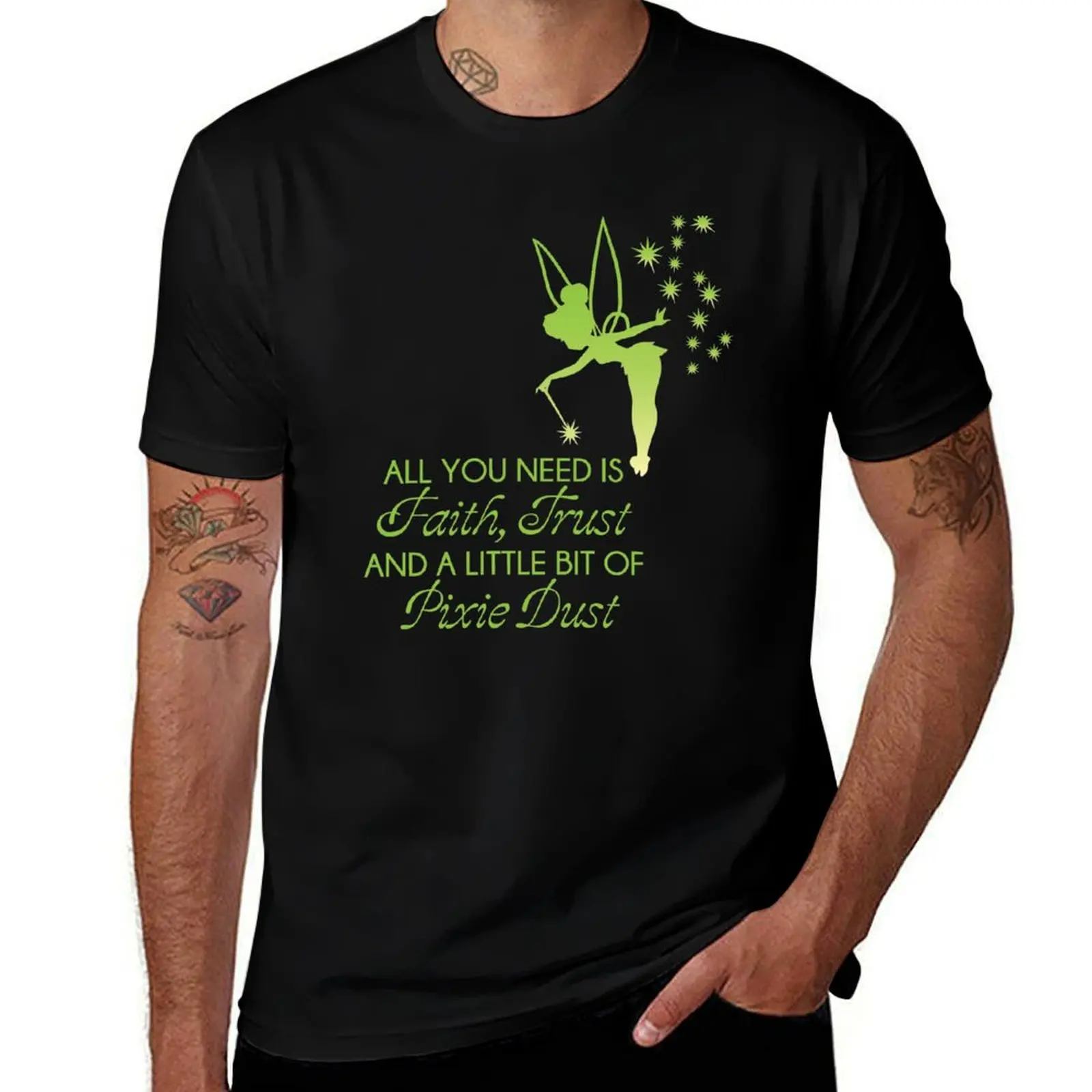 

Fairy Quote T-Shirt funny shirt cotton croswit shirt man quick-drying anime figures designer t shirt men