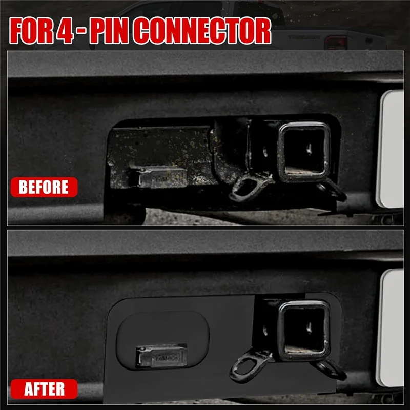 A76G-Rear Bumper Cover Plate For Ford Maverick 2022-2025 Accessories, Hitch Surround Cover Protection For Maverick