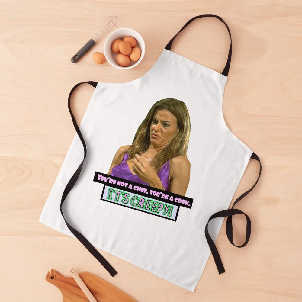 Kelly Bensimon - Creepy Cook - RHONY Apron kitchen woman For Kitchen kindergarten teacher Apron