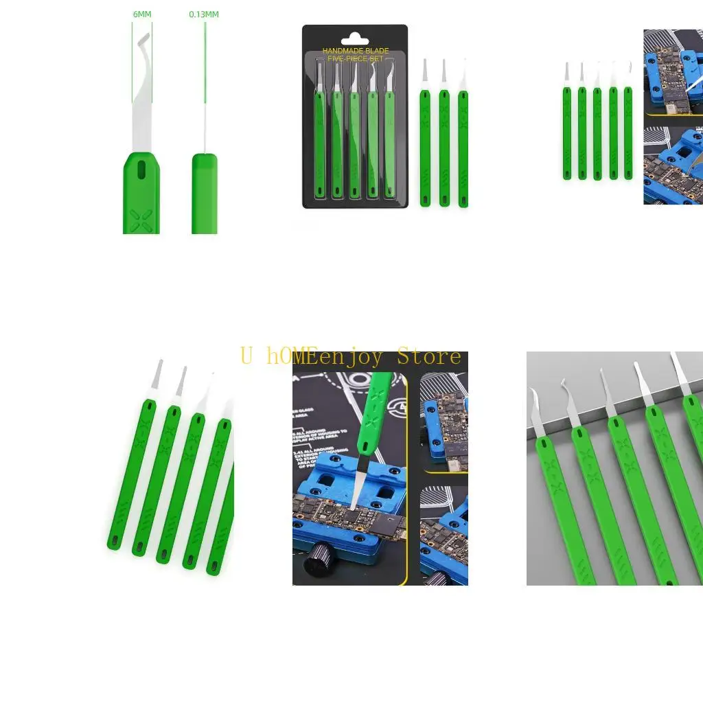 B0KF Heavy Duty Metal Glues Scrapers with Ergonomic Handle Stainless Steel Scrapers Suitable for Easy Paint & Sticker Removal