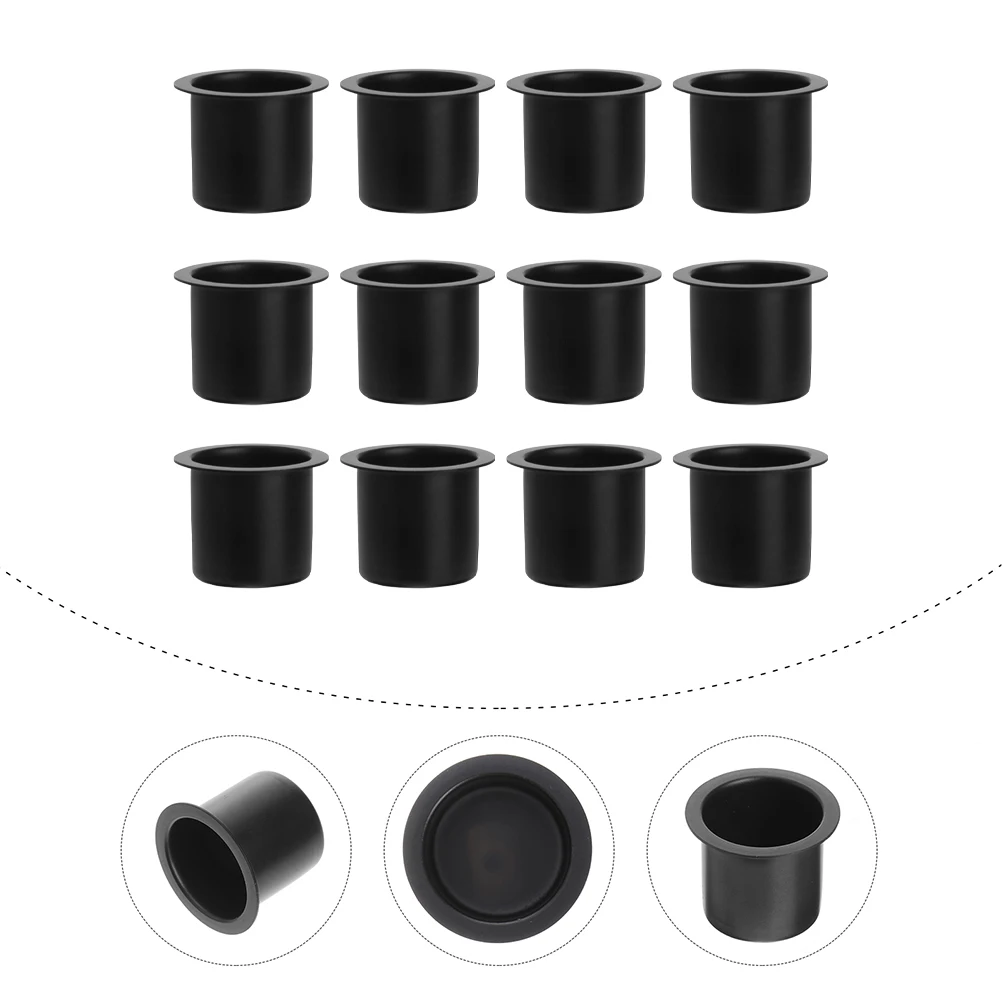 

Iron Holder Simple Cups for DIY Decorative Containers Vintage Aromatherapy Metal Black Christmas