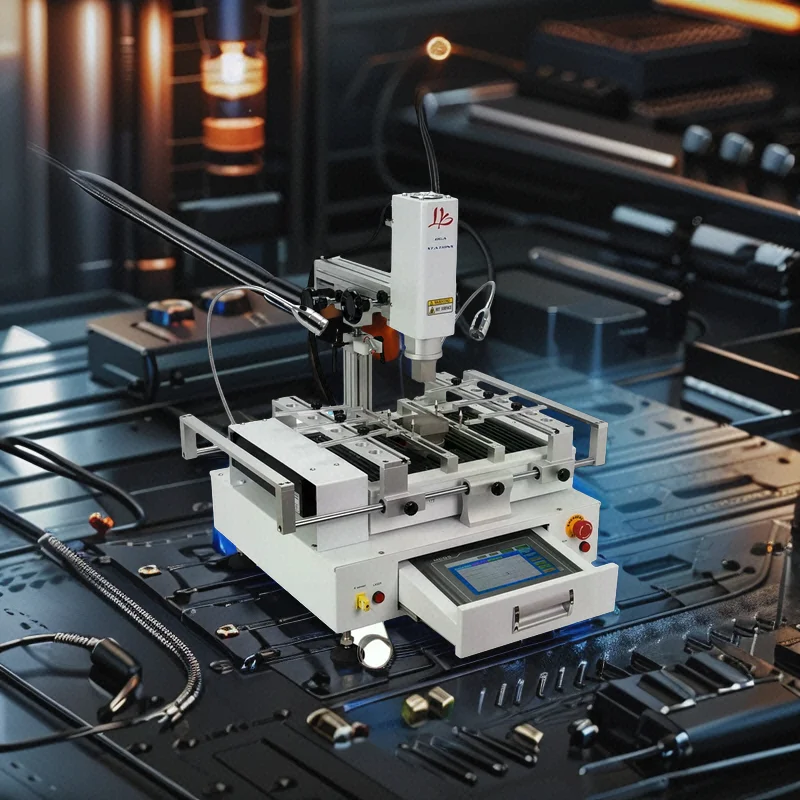 4000W R690 Hot Air Soldering Station BGA Reballing Machine with CCD Camera System for Chips Motherboard Rework Repair Retail