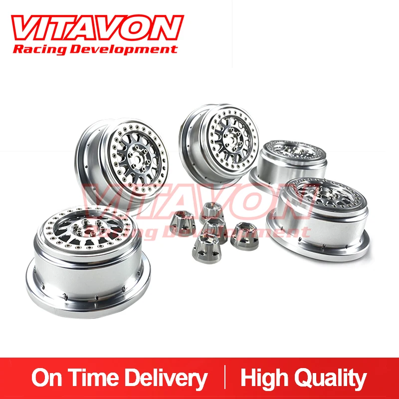 VITAVON CNC alu bead lock wheel for Losi Baja Rey1:10 sells 5pcs per set