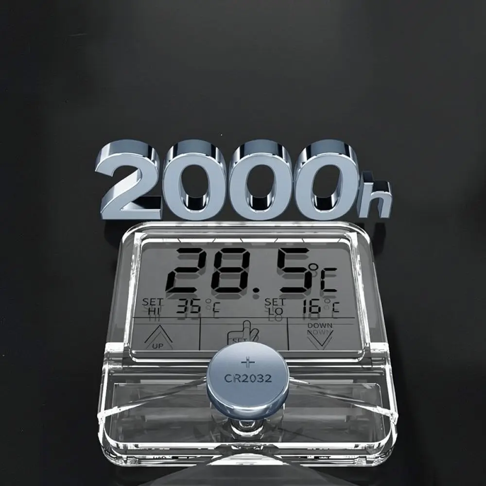 Digital Fish Tank For Chelang Adhesive Probe High Accuracy Water Temperature Monitor Aquarium Supplies