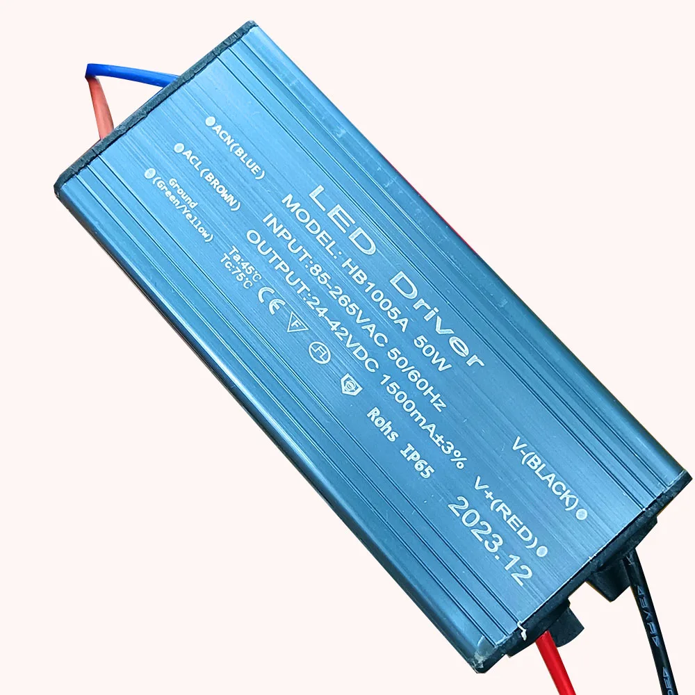 LED Driver 10W 20W 30W 50W 300mA 600MA 900MA 1500MA Power Supply Floodlight  light Transformer IP66 Waterproof Adapter