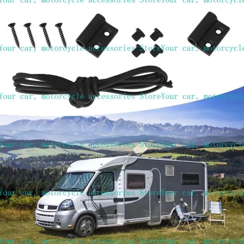 

652F Upgrades Elastic Cord Heavy Duty Elastic Strap Flexible Line for Secure Storage in Yachts & Outdoor Camping Environment