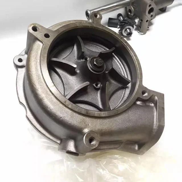 For Cat C15 C18 3406E Dies el Engine Straight Tooth Water Pump AUTO 374-4753 Machinery Engine Parts