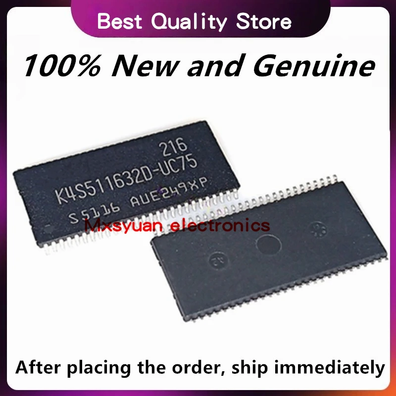 10PCS~100PCS/LOT K4S511632D-UC75 K4S511632D TSOP54 Ships Fast 100% New Spot Stock