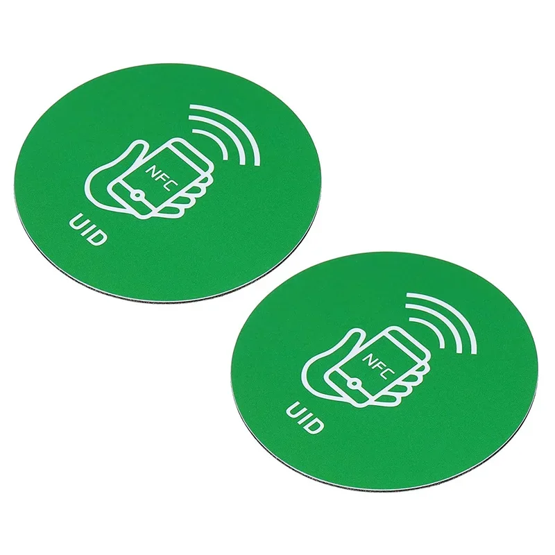 5Pcs Tags Stickers UID RFID IC Label 13.56MHz Rewritable Back Adhesive Contactless for Entry Access Control System