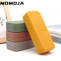 MOMOJA - Caja de gafas de moda, tamaño grande, cuadrada, de alta gama, multicolor