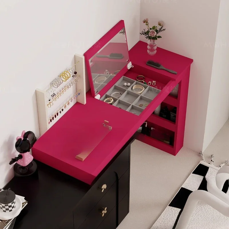 

Six-chest cabinet dresser telescopic combination master bedroom, storage cabinet
