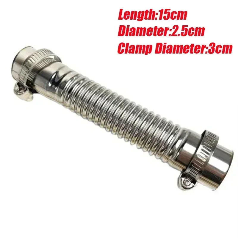 60 cm-300 cm Air Diesel Standheizung Edelstahl Auspuffrohr Rohr Gas Vent Schlauch Anschluss Auto Lkw VAN