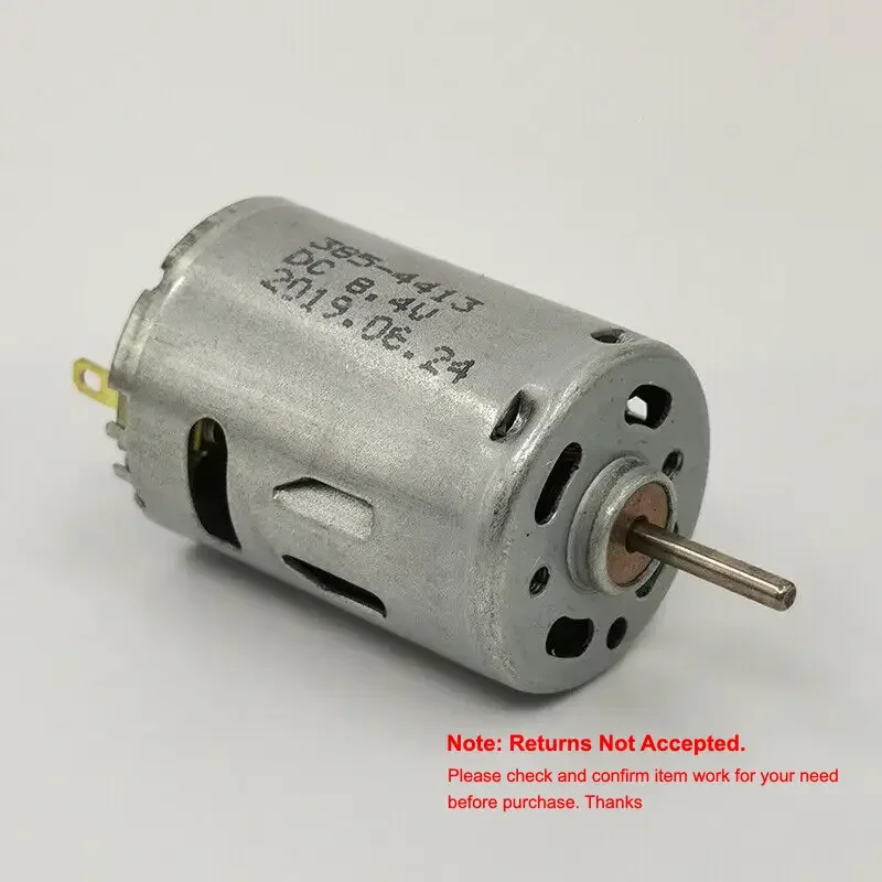 Micro RS-385-4413 Motor DC 6V 7.4V 9V 32800RPM High Speed Large Torque with Cooling Hole